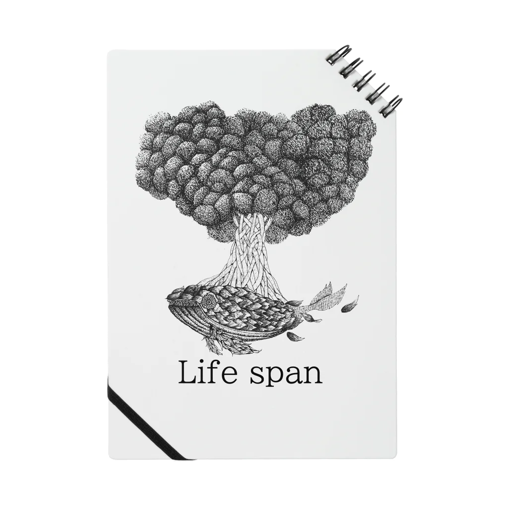 月下凛音　ショップのLife span ノート