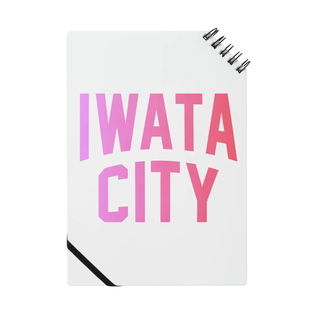 JIMOTOE Wear Local Japanの磐田市 IWATA CITY Notebook