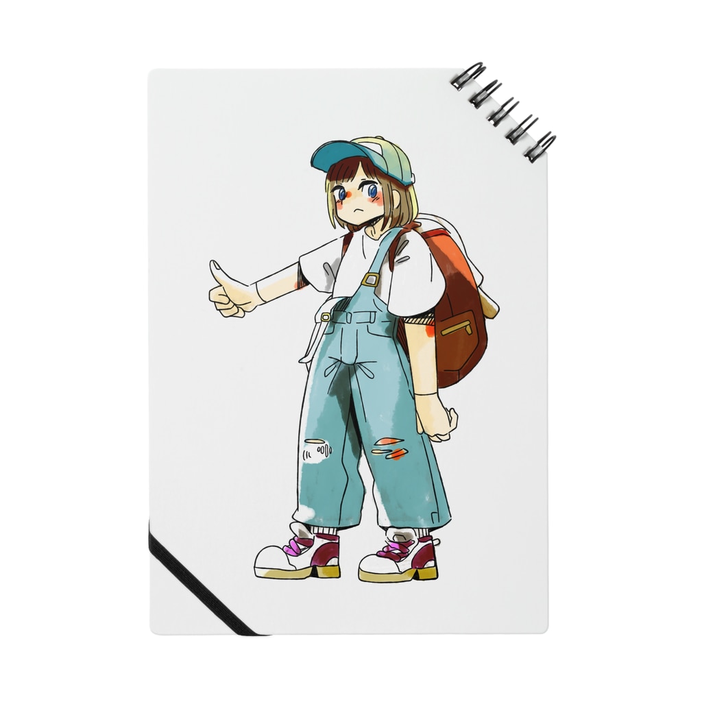 ヒッチハイク イラスト Momohiki Shop Momohiki01 のノート通販 Suzuri スズリ