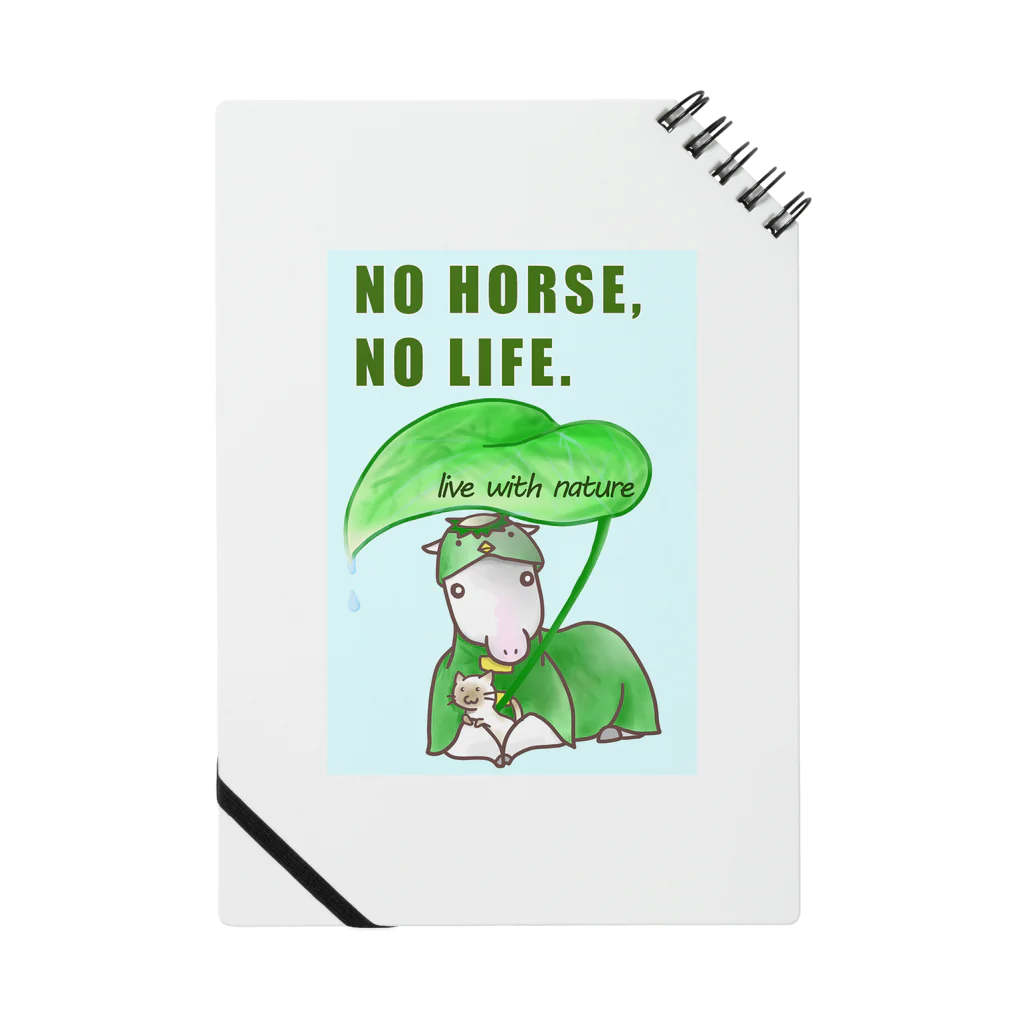 おうまの友舎のNO HORSE, NO LIFE. Notebook