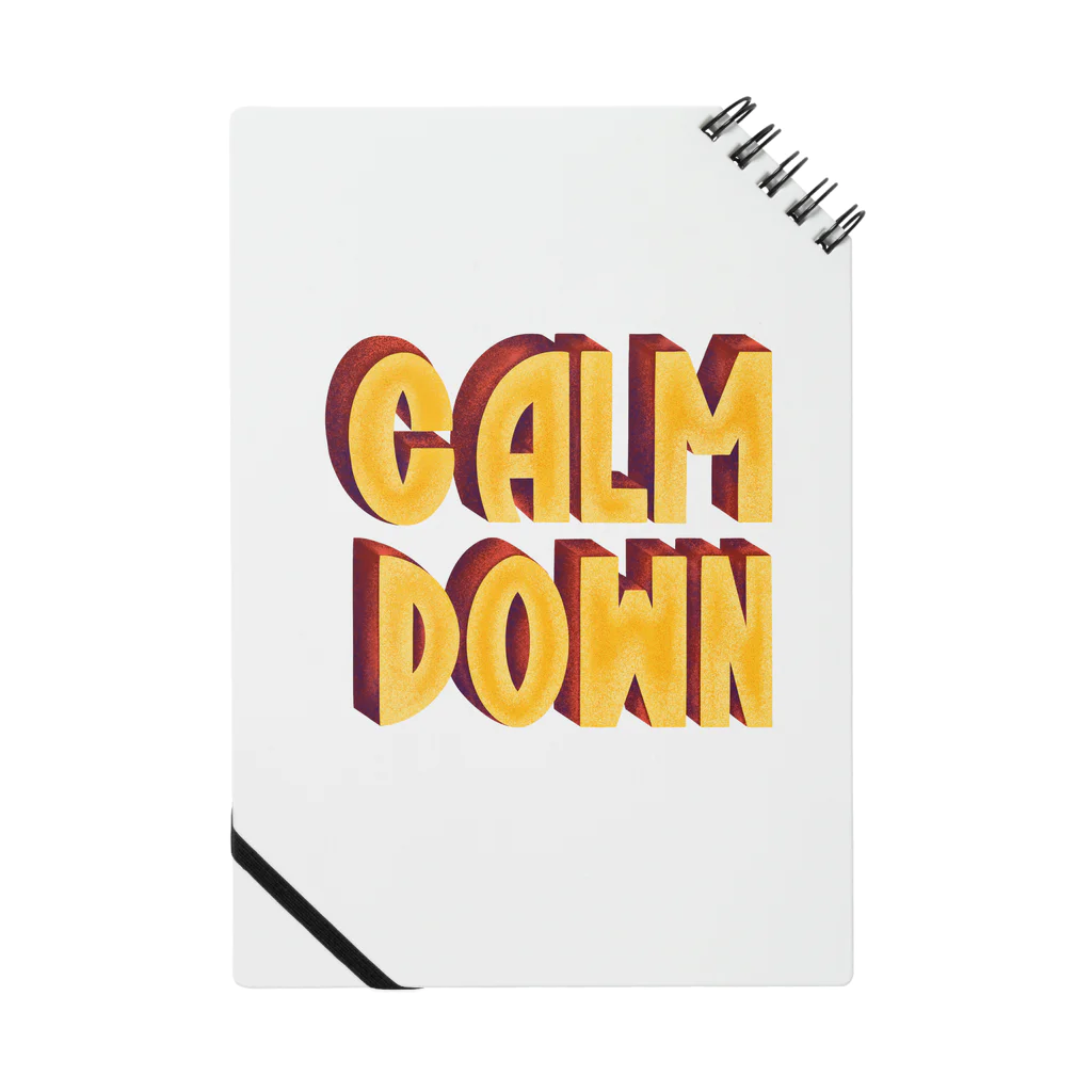 The ink and bottleのCalm down  Notebook