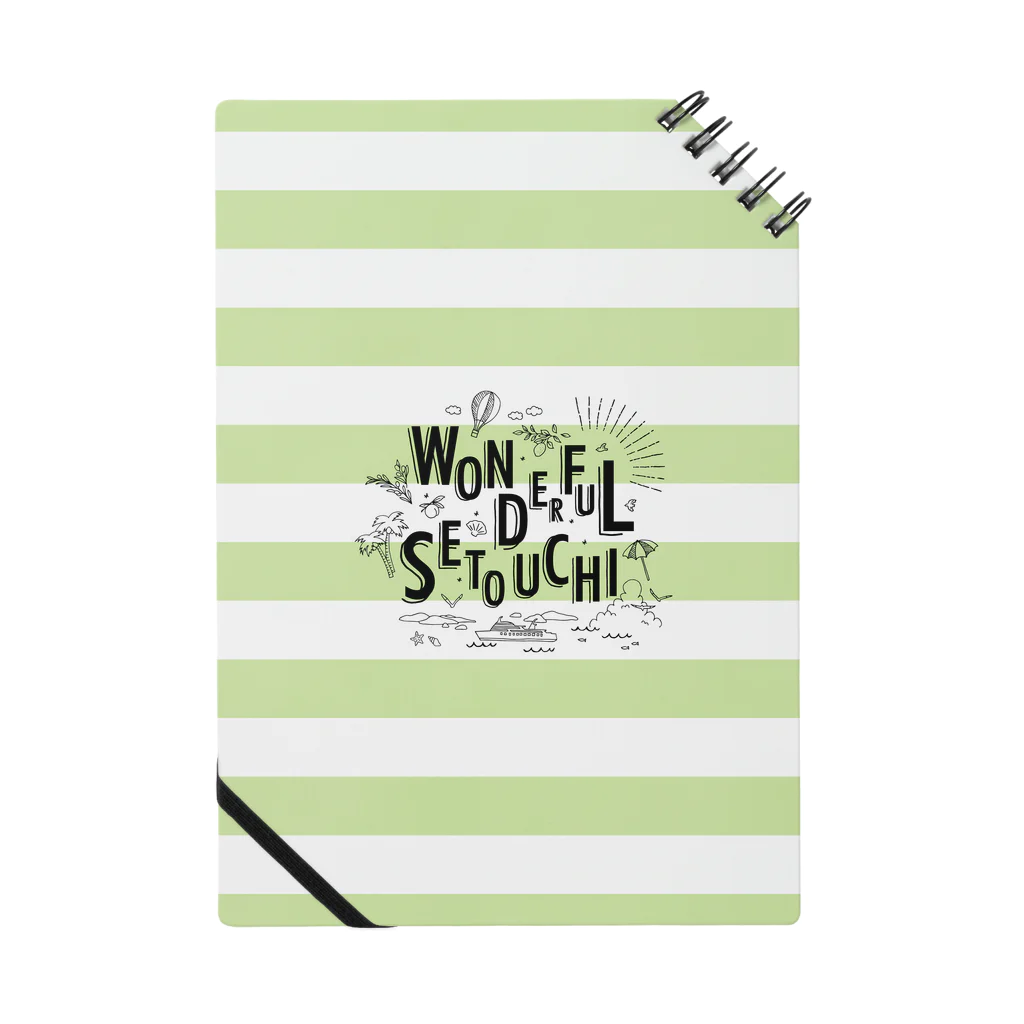 RYOBI-SHODOSHIMA STOREのWONDERFUL SETOUCHI GREEN Notebook