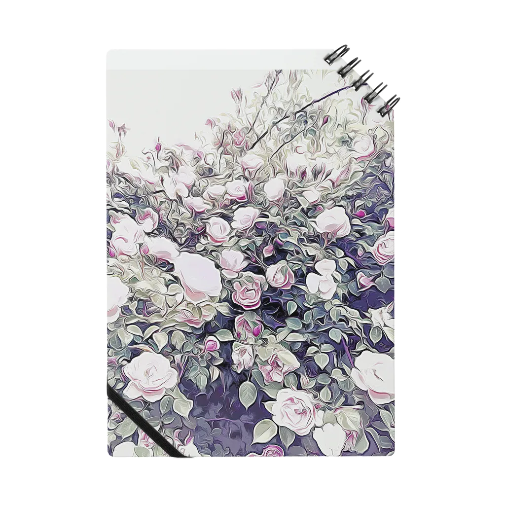 みぅ福島のPink Pose Garden 薔薇の花園 Notebook