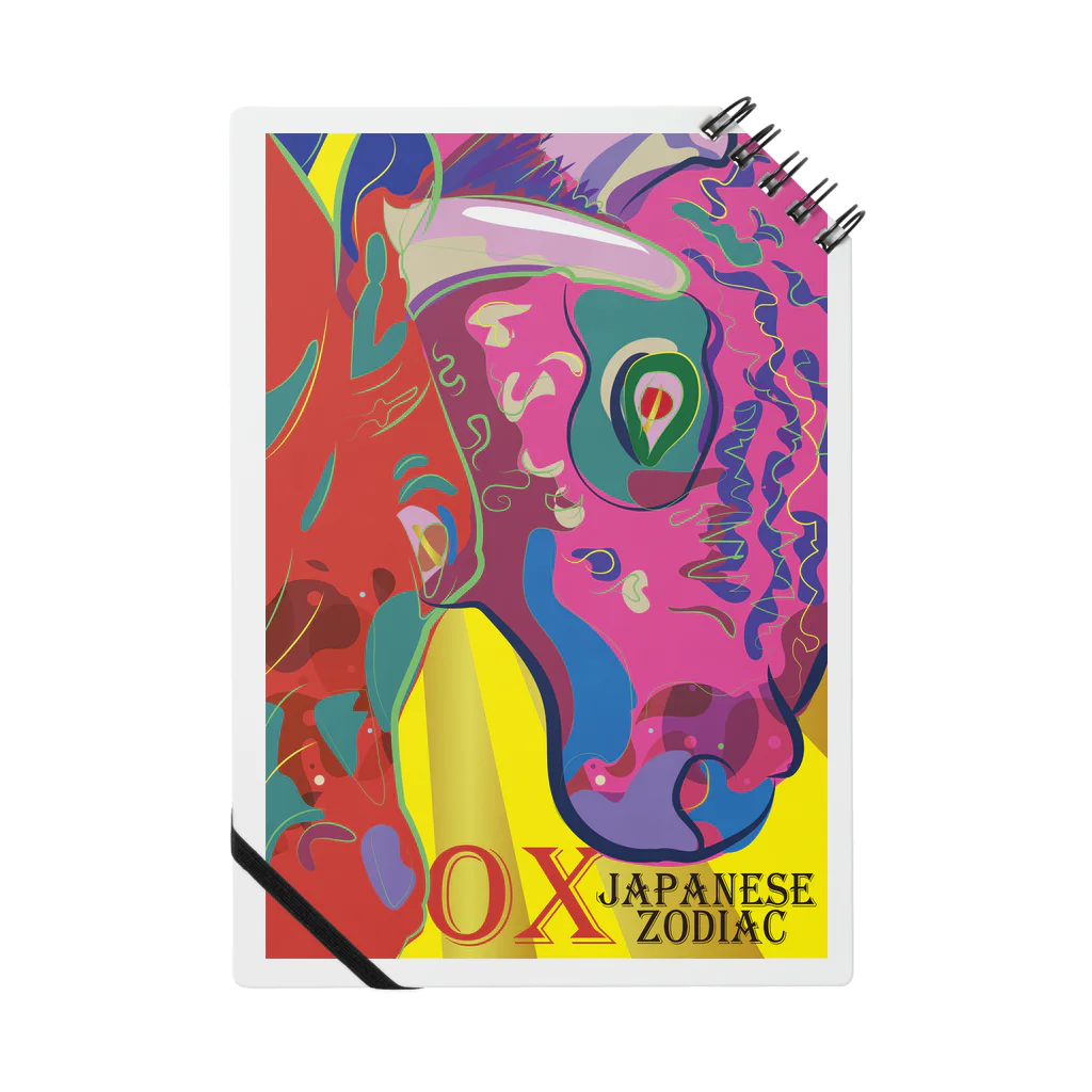 3eyesのZODIAC ox（丑） Notebook