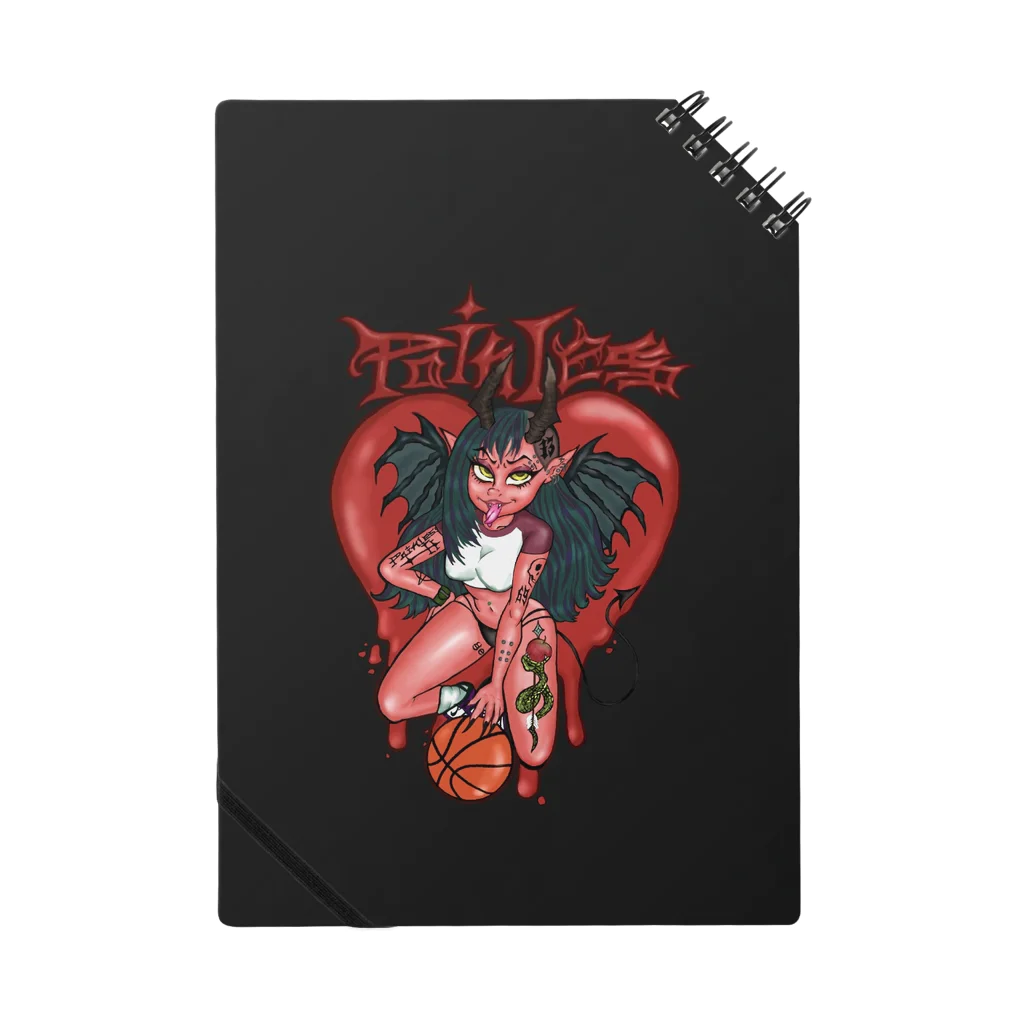 𝓜𝓪𝓶𝓲 @skullloverのPainless devil girl Notebook