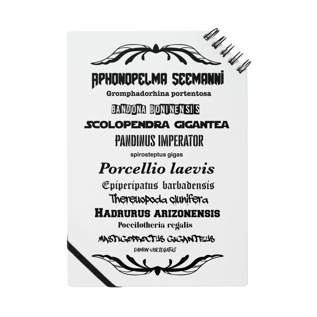 🕷️𝐉𝐚𝐩𝐚𝐧 𝐂𝐫𝐞𝐞𝐩𝐲 𝐢𝐧𝐬𝐞𝐜𝐭𝐬 𝐅𝐞𝐝𝐞𝐫𝐚𝐭𝐢𝗼𝐧🦂の奇蟲学名 ノート