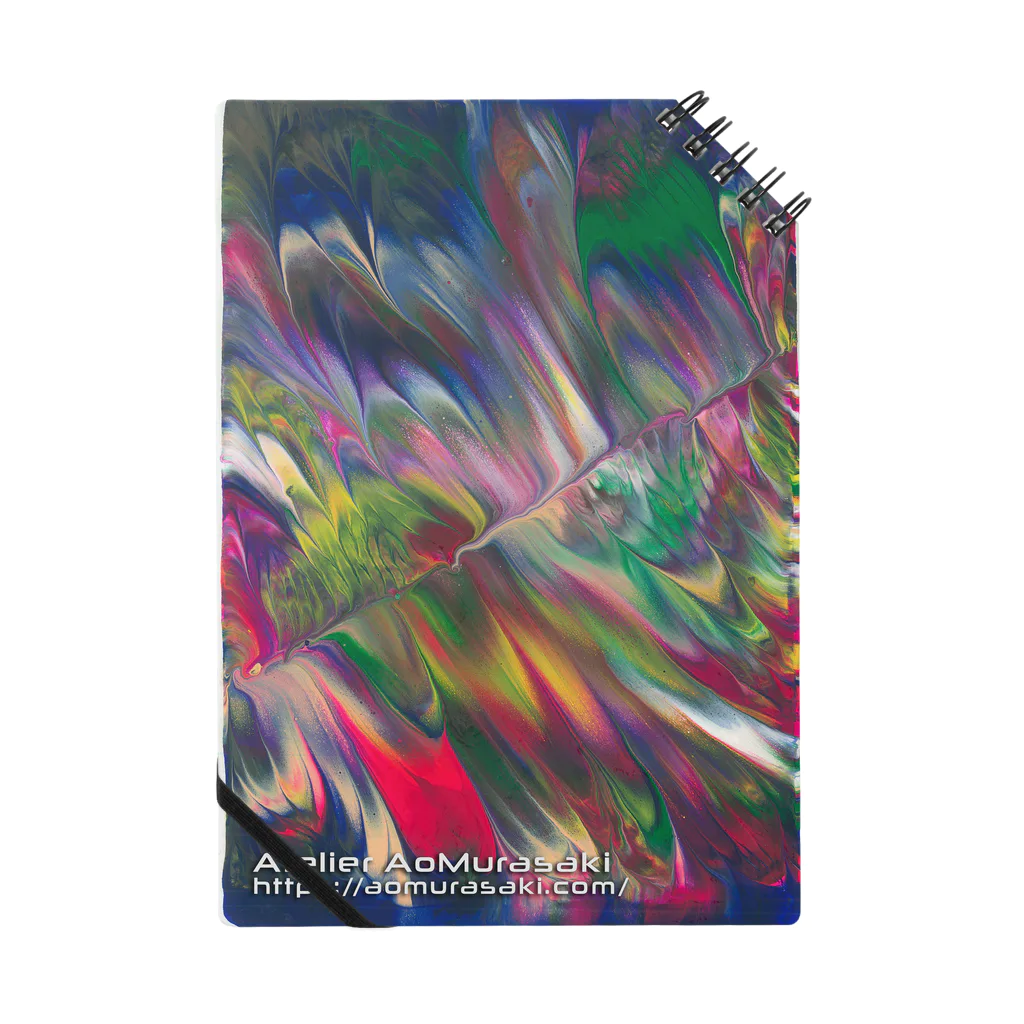 アオムラサキの色彩の羽根　006a Notebook