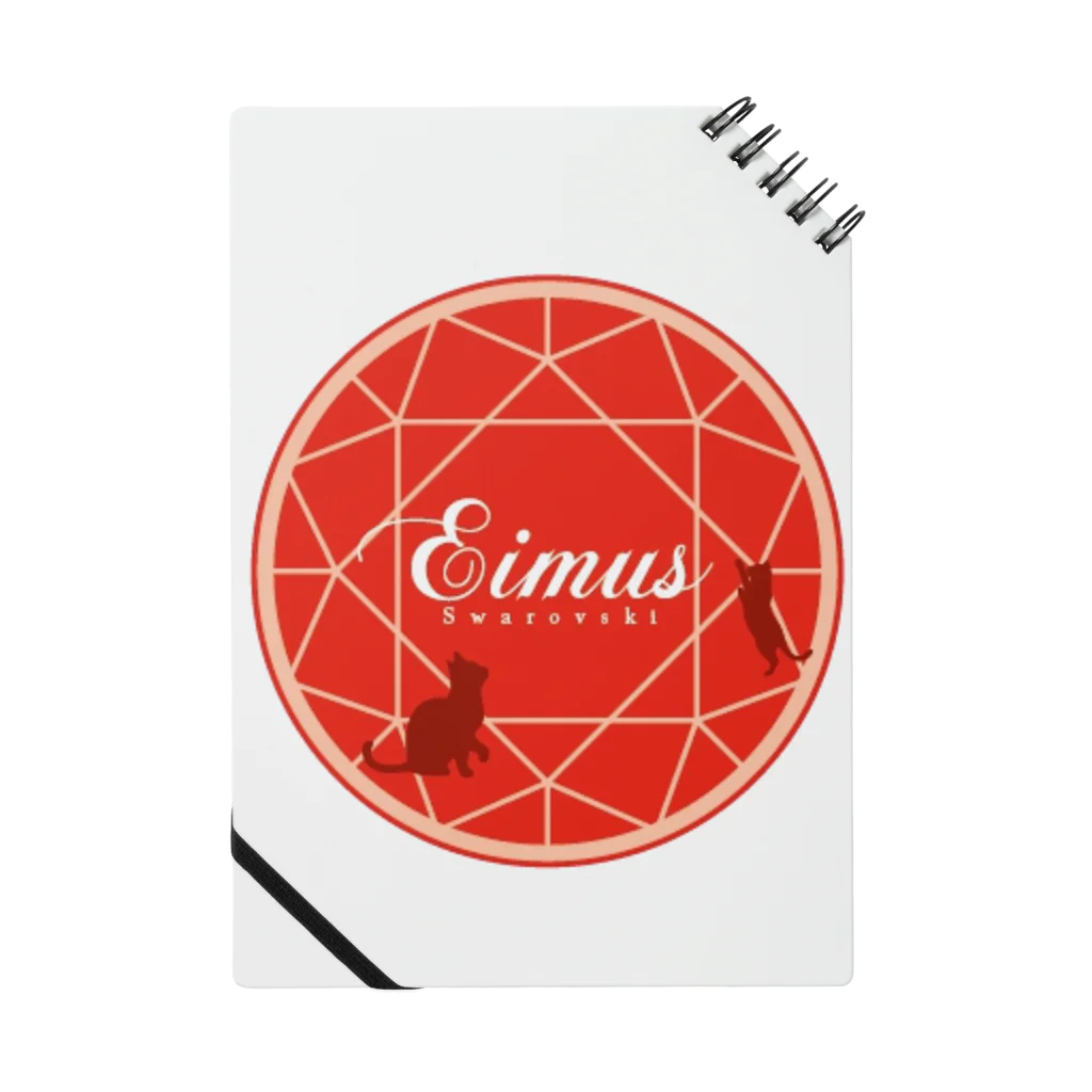 eimusのeimusグッズ（赤） Notebook