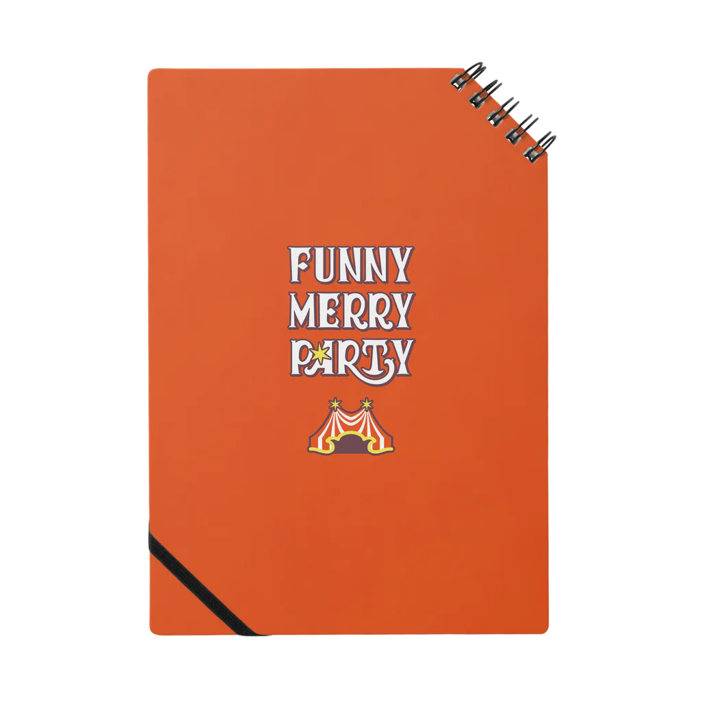 165の店のLOGO A　【FUNNY MERRY PARTY】 ノート