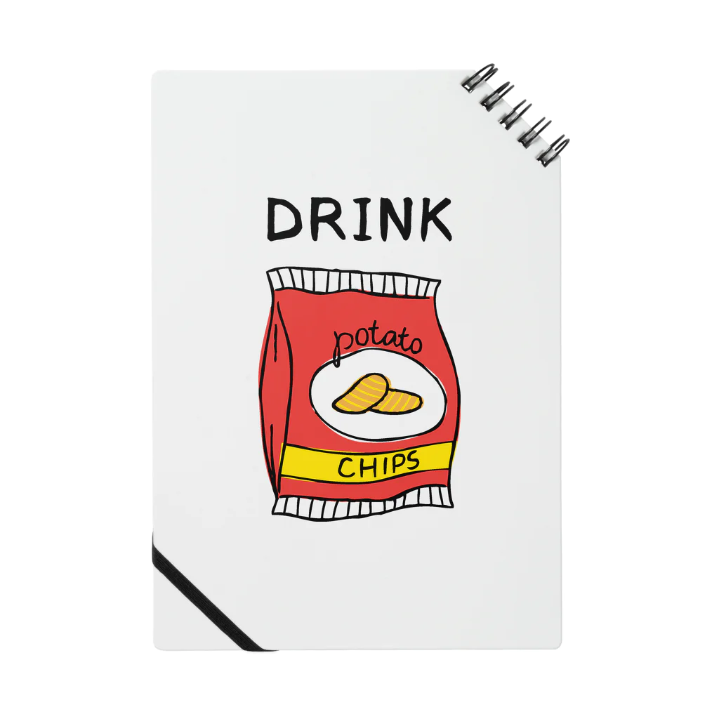 gemgemshopのポテチは飲み物 Notebook