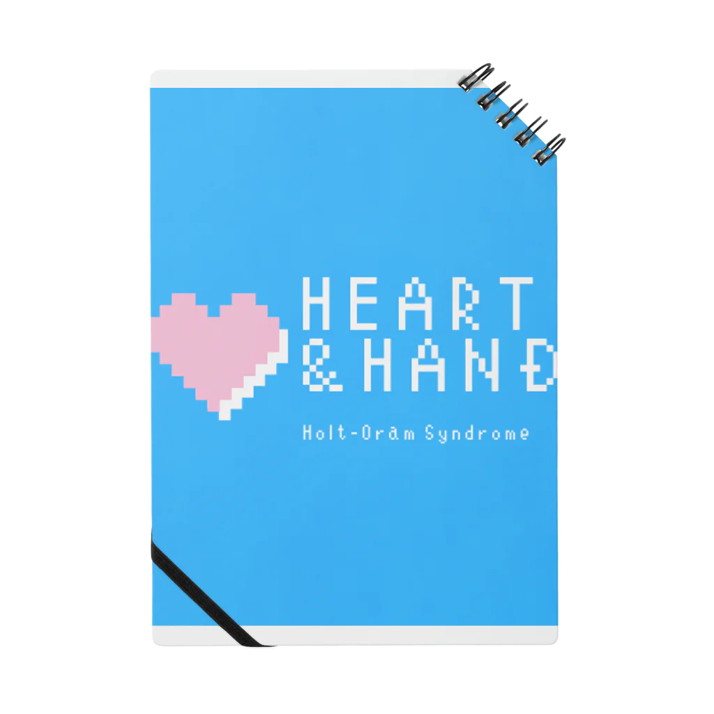 ハート&ハンドのHeart & Hand のスカイブルーのオリジナルアイテム Notebook