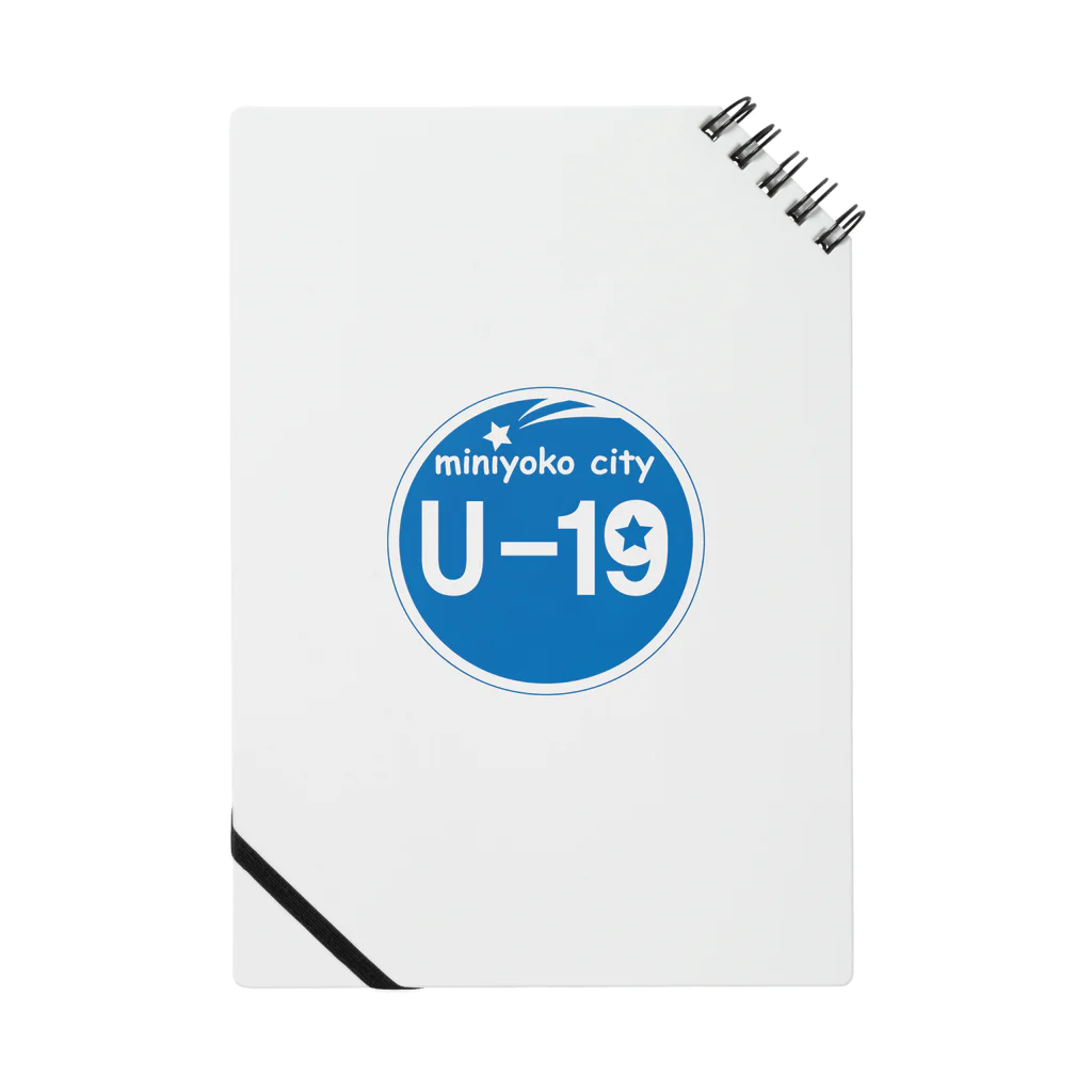 ミニヨコハマシティ　グッズ展のU-19 Notebook