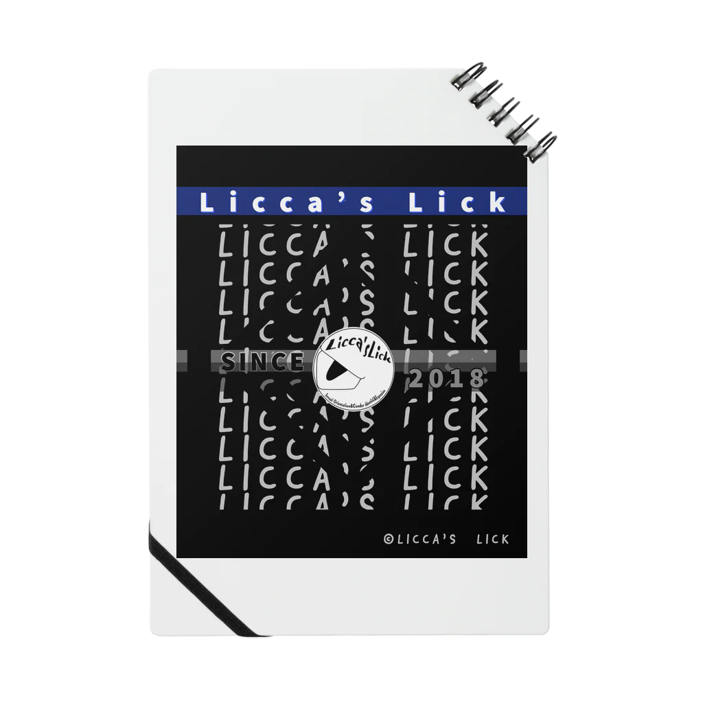 Licca's Lickのリッカーズロゴ&文字 Notebook