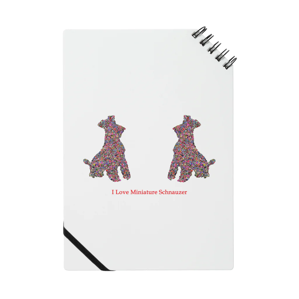 erumaのLove Miniature Schnauzer  Notebook