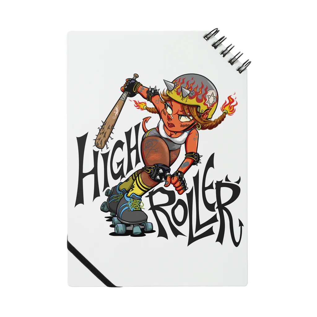 nidan-illustrationの“HIGH ROLLER” Notebook