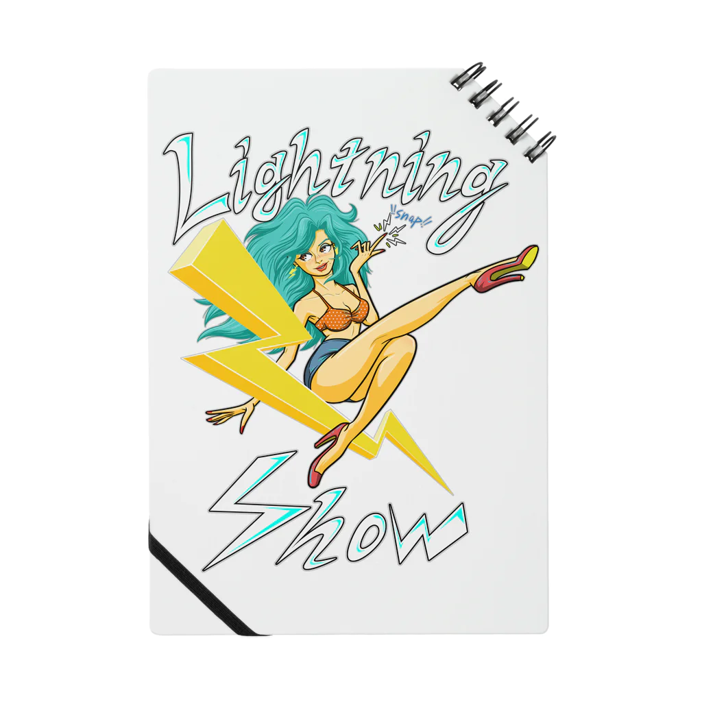 nidan-illustrationの“Lightning Show” Notebook