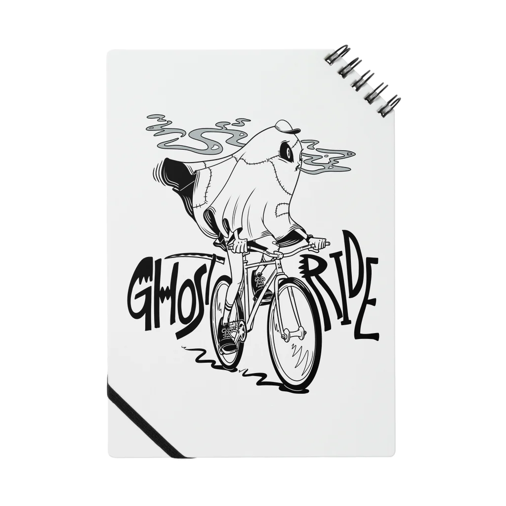 nidan-illustrationの"GHOST RIDE" Notebook