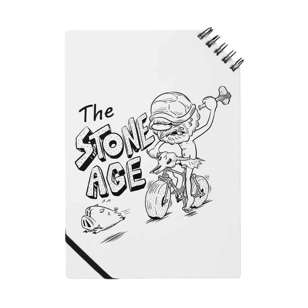 nidan-illustrationの"The STONE AGE" #1 Notebook