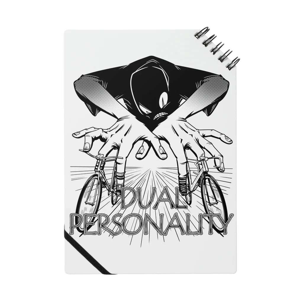 nidan-illustrationの"DUAL PERSONALITY"(B&W) #1 ノート