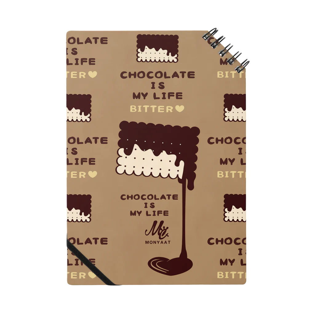 イラスト MONYAAT のCT99 CHOCOKATE IS MY LIFE*角型G Notebook