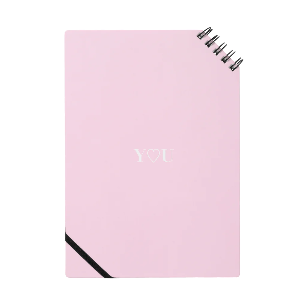 ビション好きなおうちあそびのY♡U pink Notebook