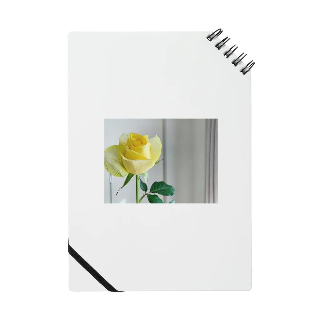 花の文具屋さんのyellow rose  Notebook