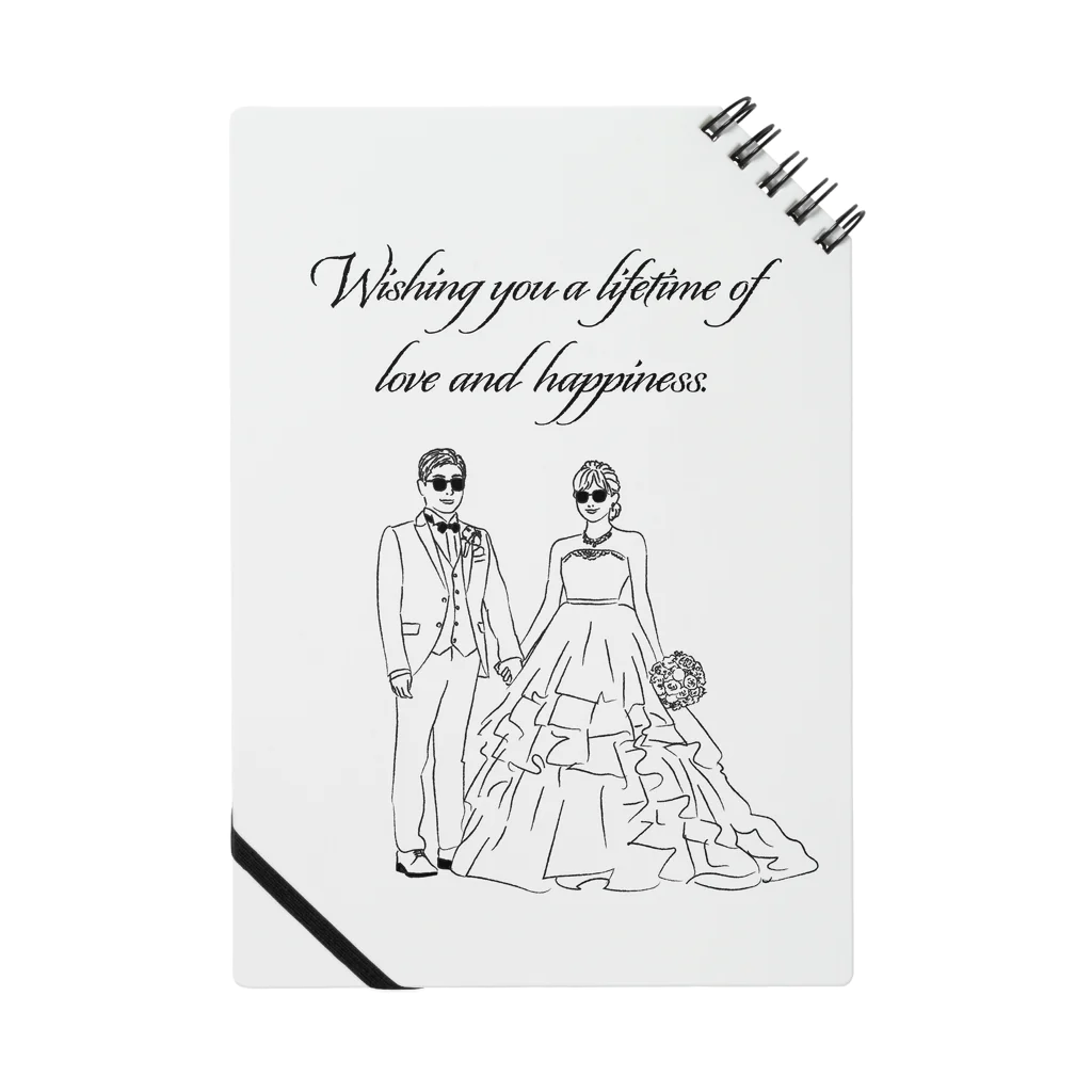 フカツ マリエのWishing you a lifetime of love and happiness. Notebook