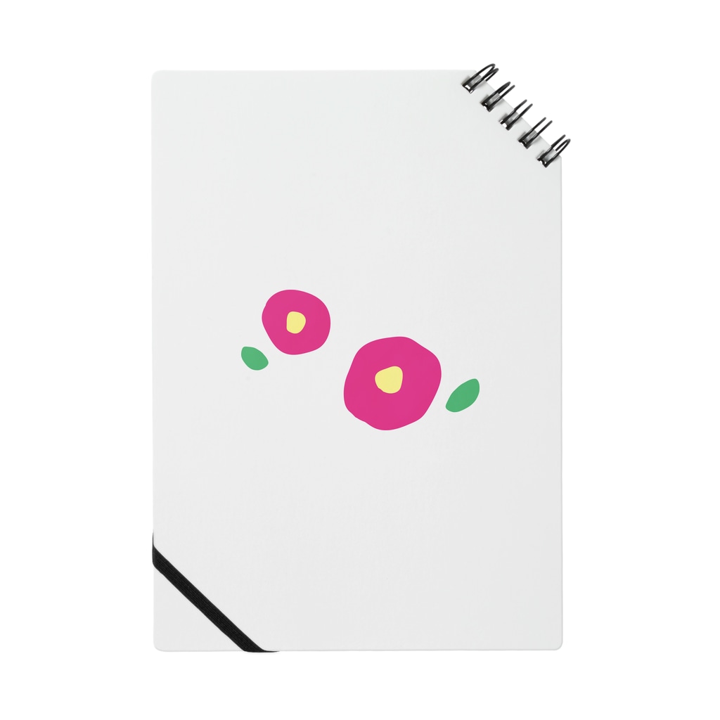kozukuzukzの椿（濃ピンクふたつ） Notebook