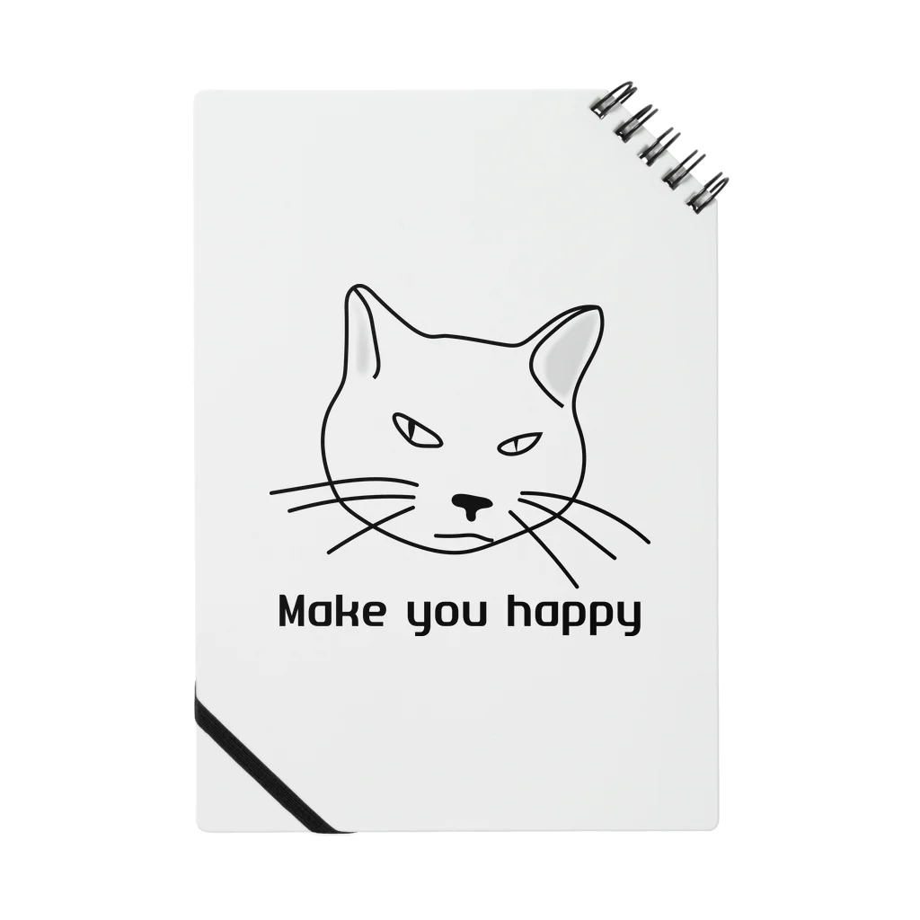 にこらい島のMake you happy cat ノート