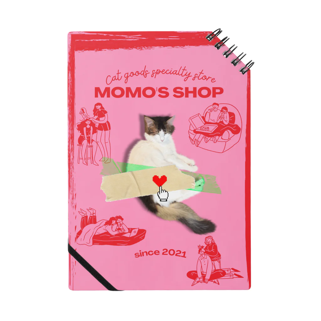 𝙈𝙊𝙈𝙊'𝙨 𝙎𝙝𝙤𝙥のMOMO's shop ノート