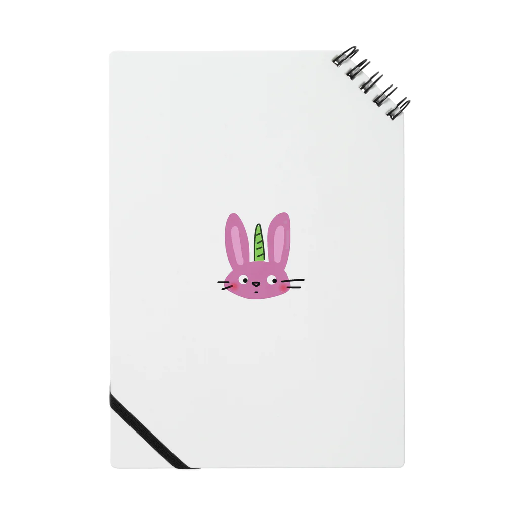 ふゆぷりん(F🍮)のふゆぷりんオリジナルグッズ(① うさぎにつの) Notebook