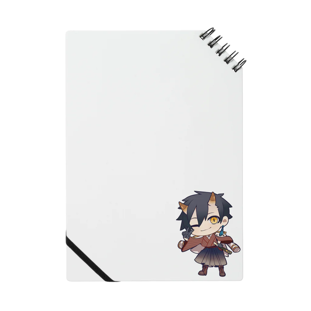 朝倉藤四郎オンラインショップのミニキャラ藤四郎くん Notebook