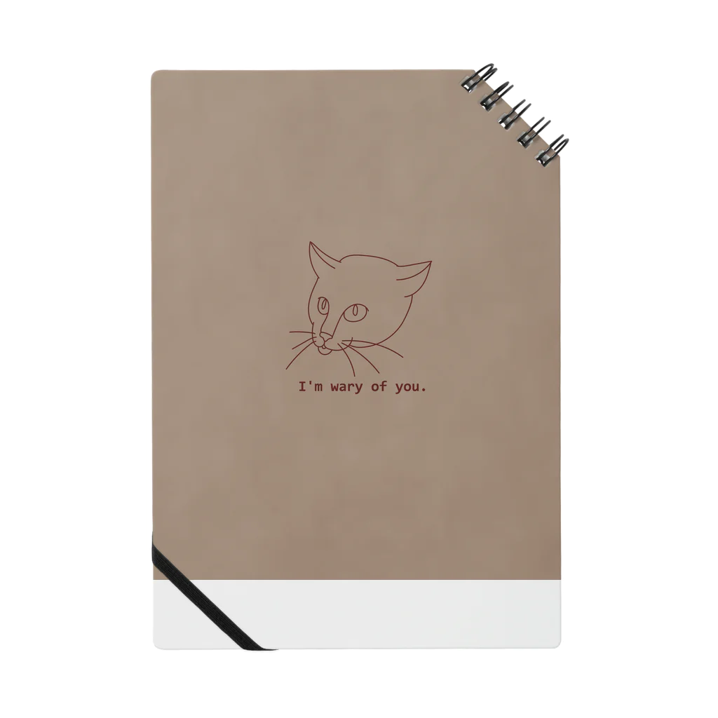 CHOTTOPOINTの警戒中の猫 Notebook