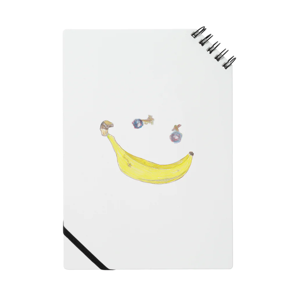 ホームタウンスター　Hometown Star のバナナスマイリー　Banana Smiley Notebook