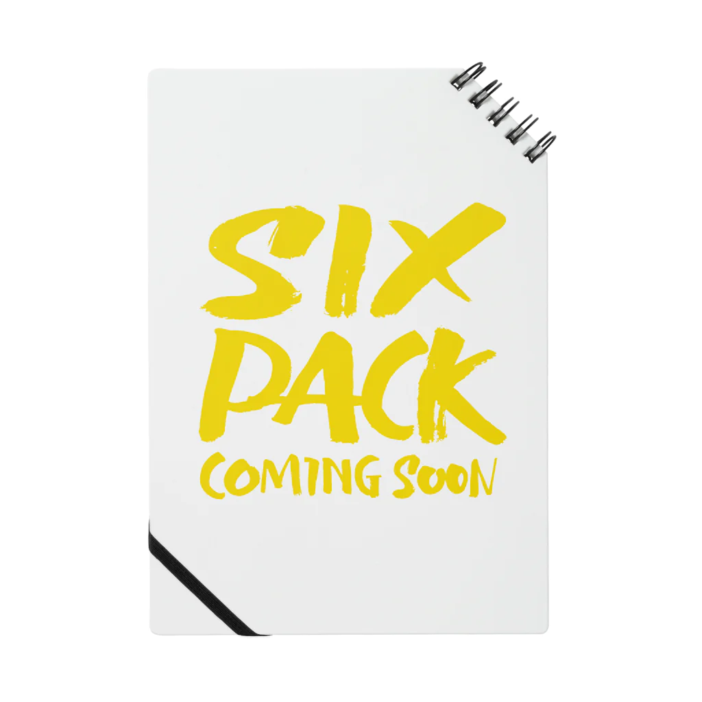 グラフィンのSIXPACK COMING SOON シックスパックはもうすぐ Notebook