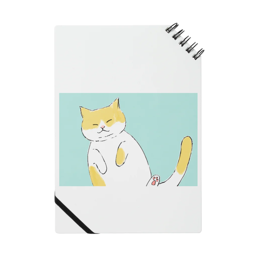 hanamomofalの癒しへそ天猫さん Notebook