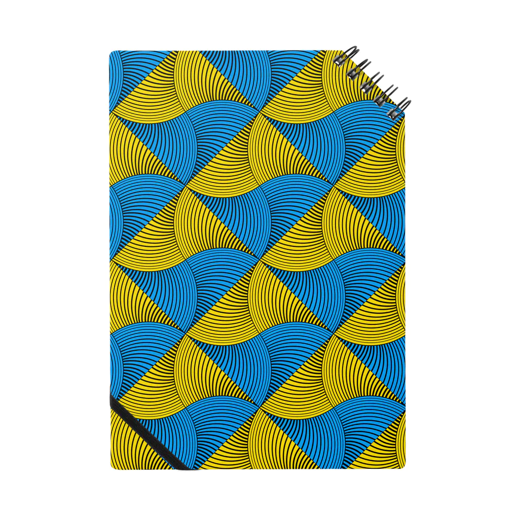 SANKAKU DESIGN STOREの2 COLOR VINTAGE WAVE。 Y/B Notebook