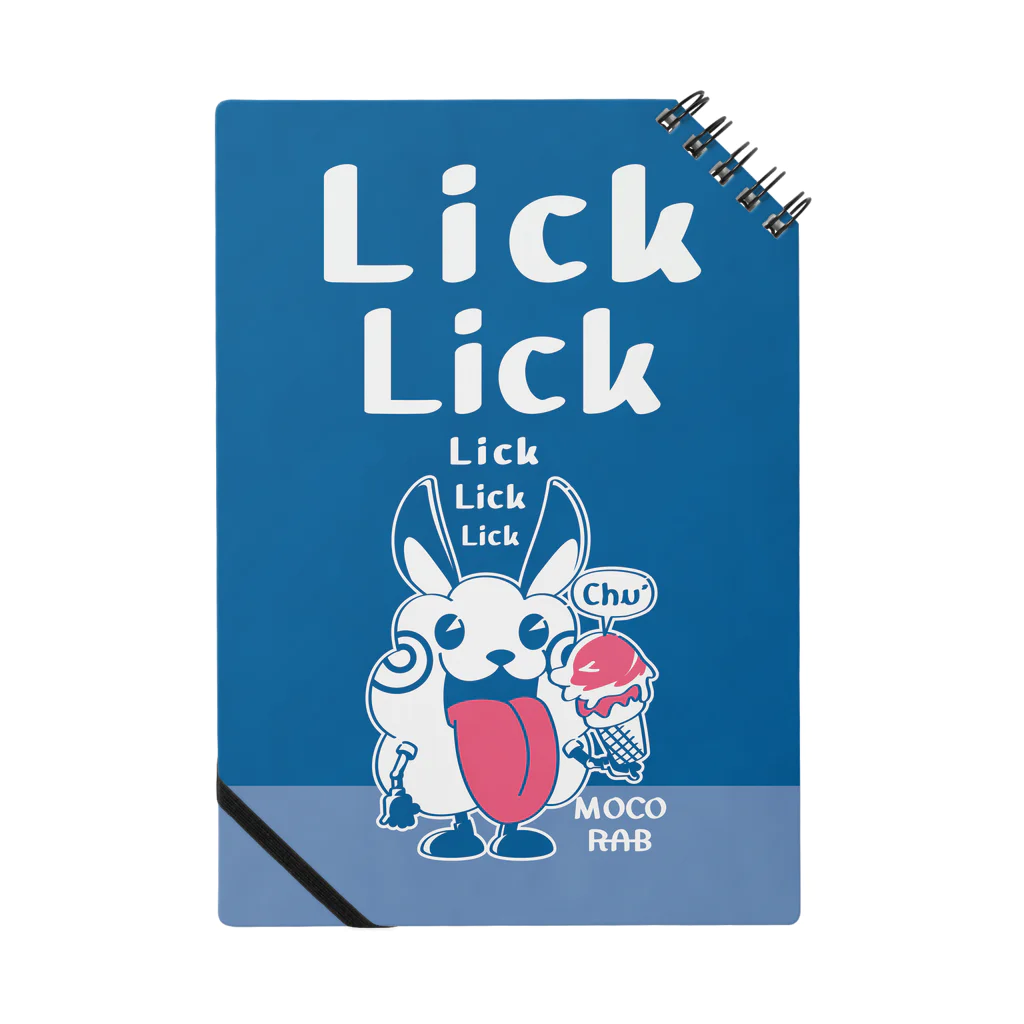 イラスト MONYAAT のCT123 モコモコラビット1号*Lick Lick Lick Notebook