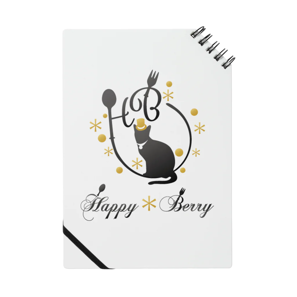 Happy＊Berry〜フェイクスイーツで幸せをお届けします〜のHappy＊Berry    公式グッズ Notebook