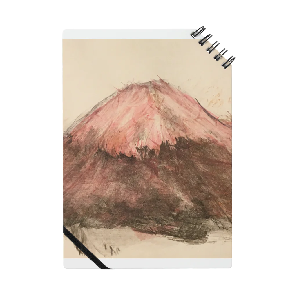 ナスの花のレッド富士山 ノート