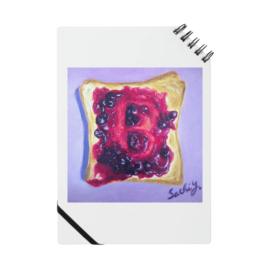 SachiYoshimotoの"B" on Toast Notebook