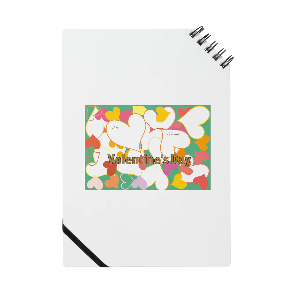 ジルトチッチのデザインボックスのハッピーバレンタイン Notebook