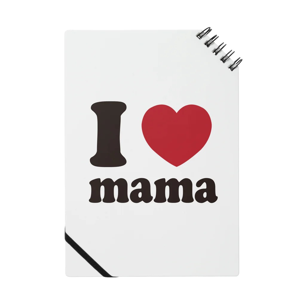 キッズモード某のI love mama ノート