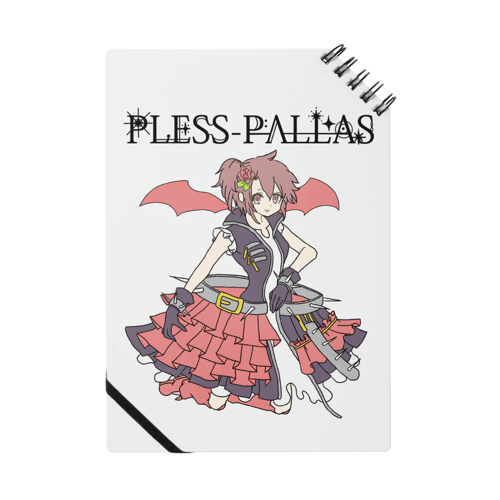 HitsujiのPLESS-PALLAS★那最ロゴ入り ノート