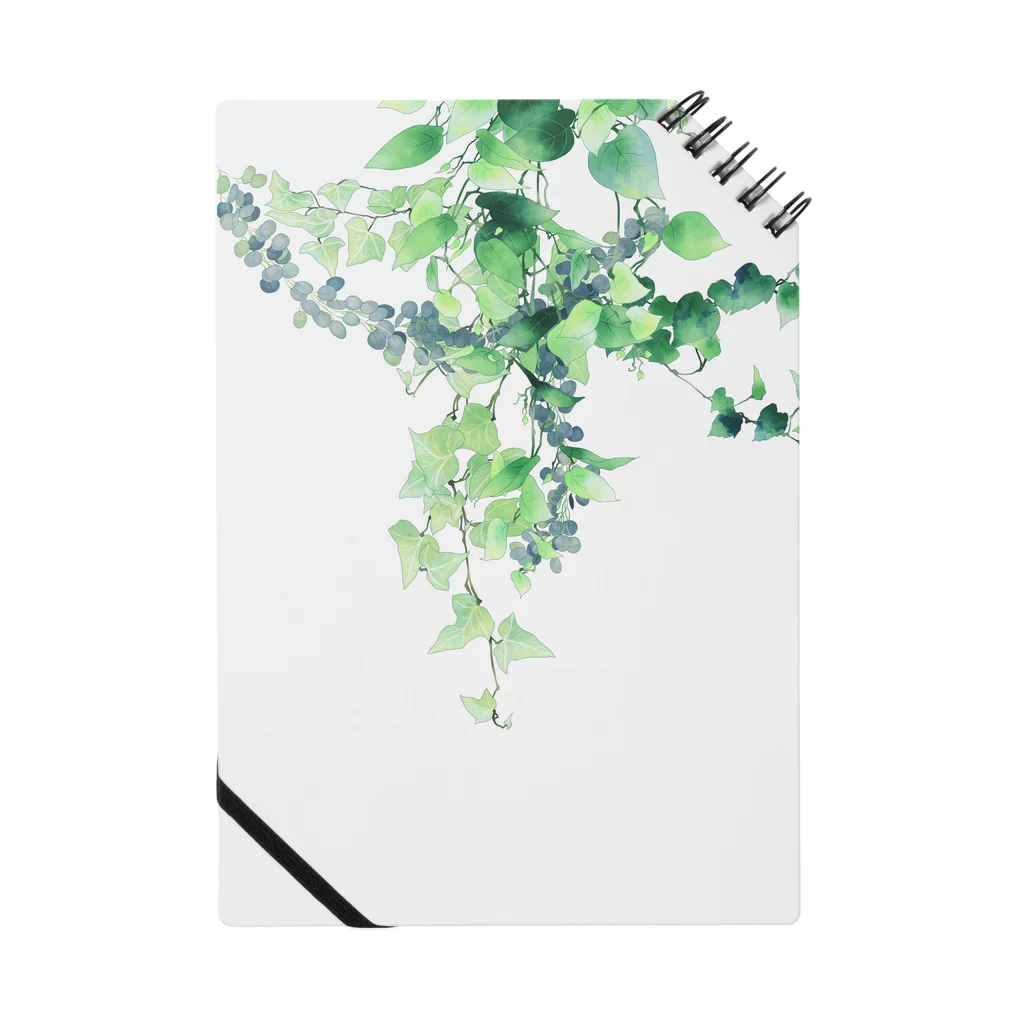 すねこすりの観葉植物🌱ブルー Notebook