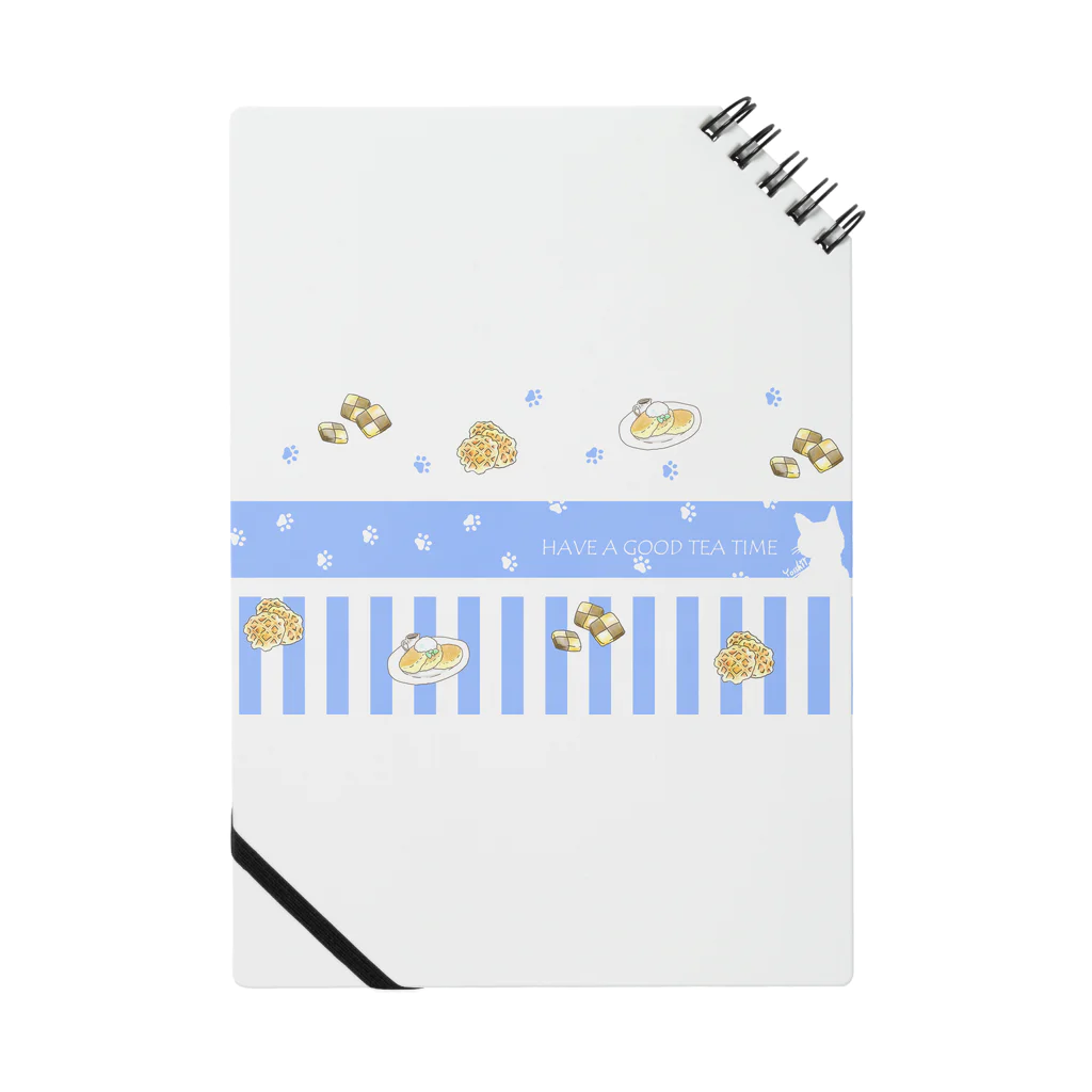 yoshiikanのティータイム(水色) Notebook