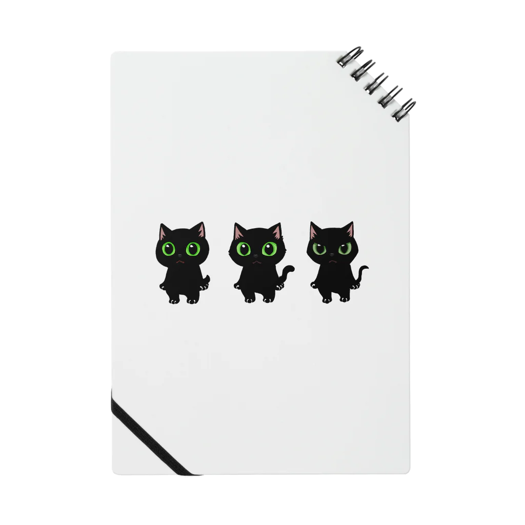 はちわれの黒猫ズ Notebook