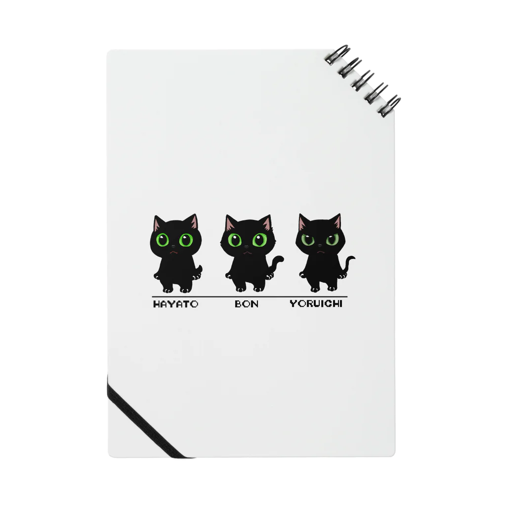 はちわれの黒猫ズ Notebook