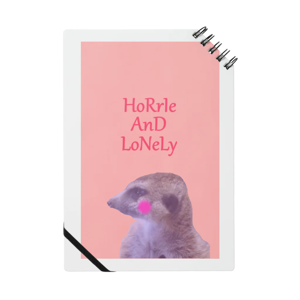 MY LONELY SPACEのCutie Meerkat (ミーアキャット) Notebook