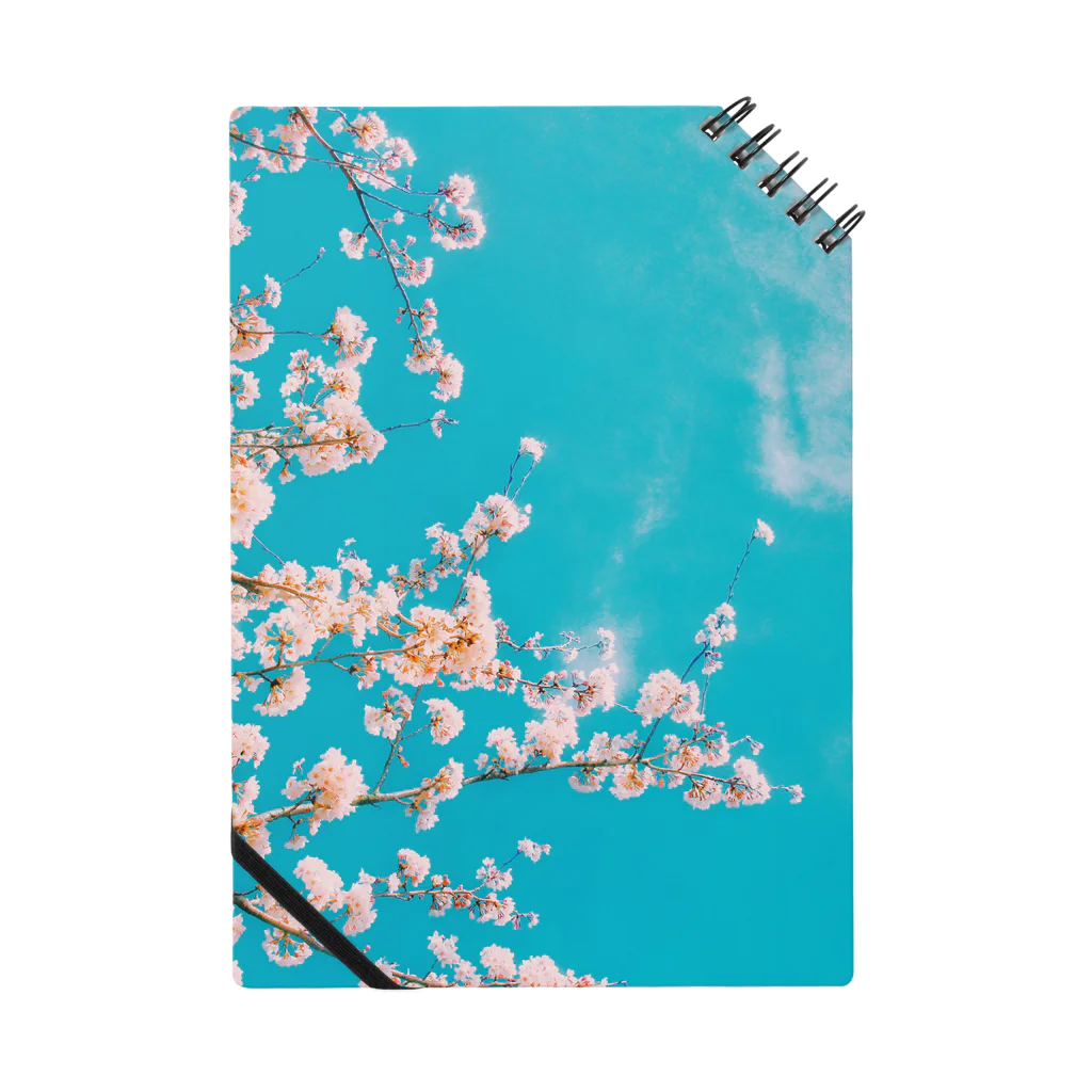 青空市場の青空と桜 Notebook